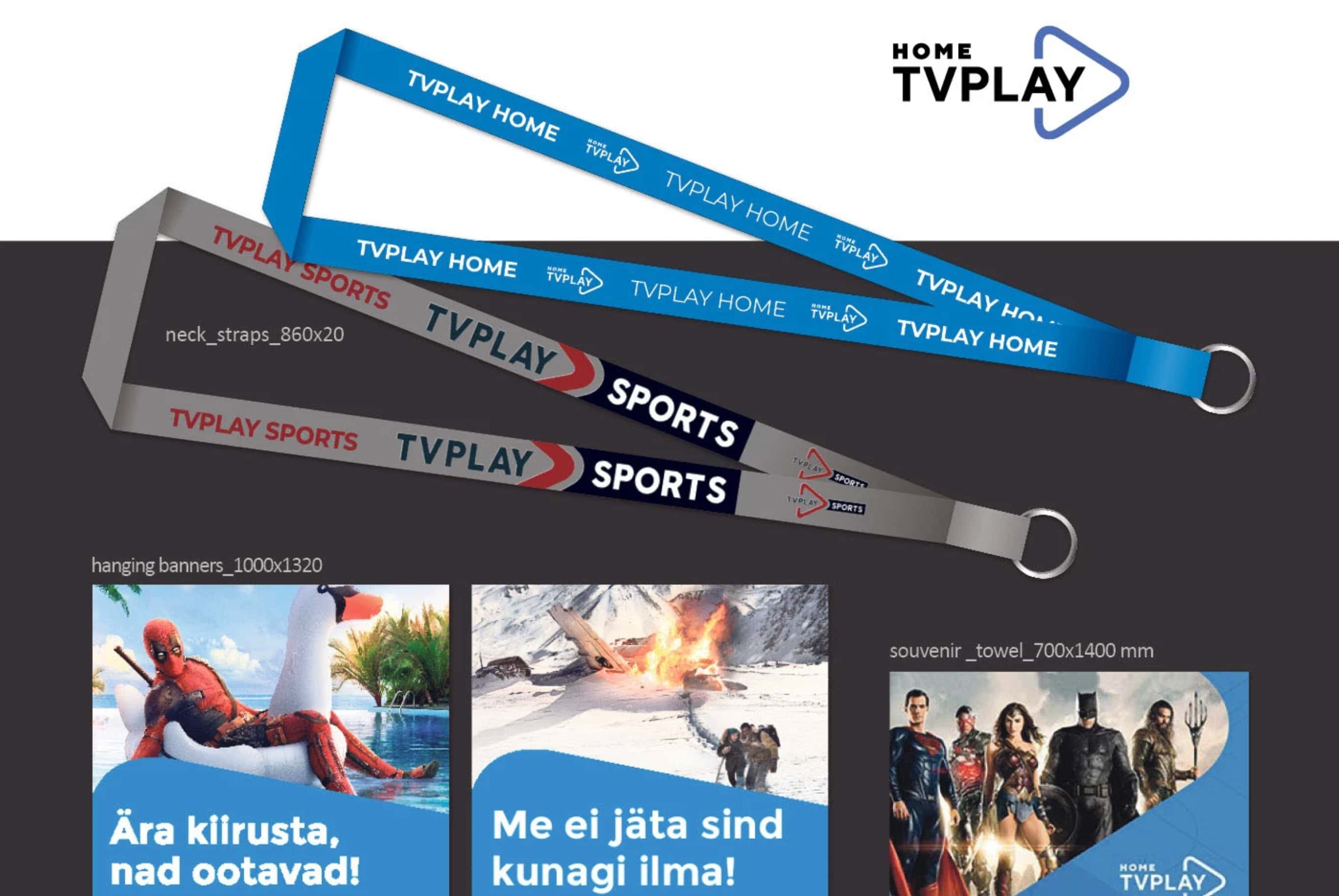 TV Play Bus Design — campaign visuals